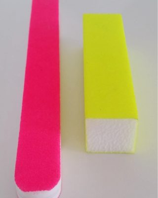 Limas de uñas fluo